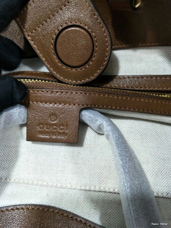 Hyper Peter 1955 GUCCI large Horsebit bag tote 0818